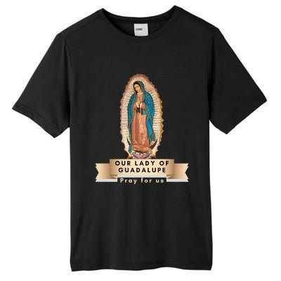 Our Lady Of Guadalupe Mary Catholic Religious Gift Tall Fusion ChromaSoft Performance T-Shirt