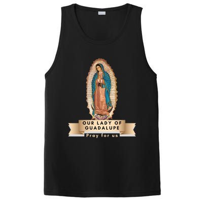 Our Lady Of Guadalupe Mary Catholic Religious Gift PosiCharge Competitor Tank