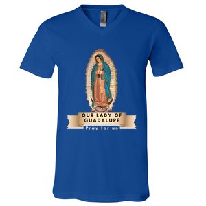 Our Lady Of Guadalupe Mary Catholic Religious Gift V-Neck T-Shirt