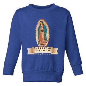 Our Lady Of Guadalupe Mary Catholic Religious Gift Toddler Sweatshirt