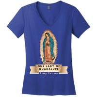 Our Lady Of Guadalupe Mary Catholic Religious Gift Women's V-Neck T-Shirt