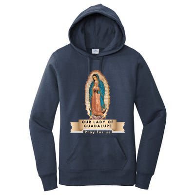 Our Lady Of Guadalupe Mary Catholic Religious Gift Women's Pullover Hoodie