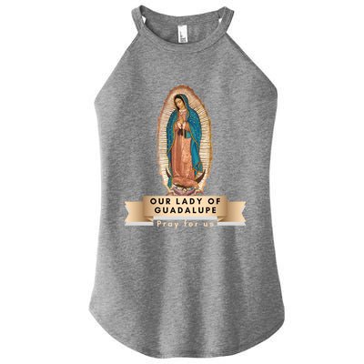 Our Lady Of Guadalupe Mary Catholic Religious Gift Women’s Perfect Tri Rocker Tank