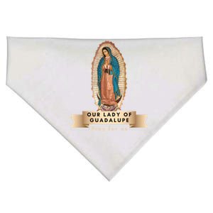 Our Lady Of Guadalupe Mary Catholic Religious Gift USA-Made Doggie Bandana