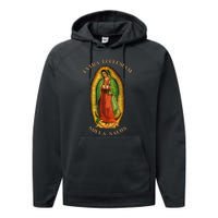 Our Lady Of Guadalupe Roman Catholic Gift Performance Fleece Hoodie