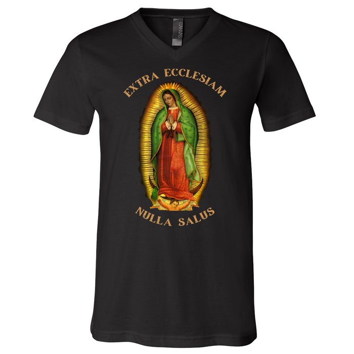 Our Lady Of Guadalupe Roman Catholic Gift V-Neck T-Shirt