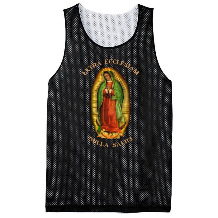 Our Lady Of Guadalupe Roman Catholic Gift Mesh Reversible Basketball Jersey Tank