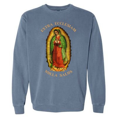 Our Lady Of Guadalupe Roman Catholic Gift Garment-Dyed Sweatshirt