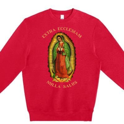 Our Lady Of Guadalupe Roman Catholic Gift Premium Crewneck Sweatshirt