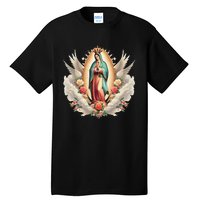 Our Lady Of Guadalupe Virgin Mary Catholic Saint Tall T-Shirt