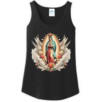 Our Lady Of Guadalupe Virgin Mary Catholic Saint Ladies Essential Tank