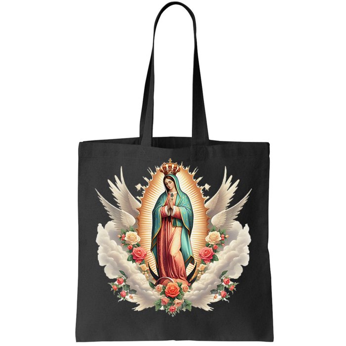 Our Lady Of Guadalupe Virgin Mary Catholic Saint Tote Bag