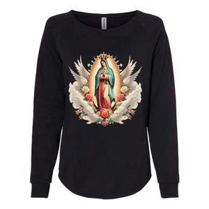 Our Lady Of Guadalupe Virgin Mary Catholic Saint Womens California Wash Sweatshirt