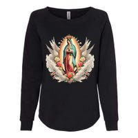 Our Lady Of Guadalupe Virgin Mary Catholic Saint Womens California Wash Sweatshirt