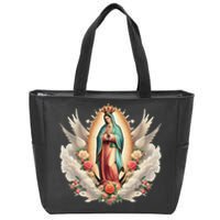 Our Lady Of Guadalupe Virgin Mary Catholic Saint Zip Tote Bag