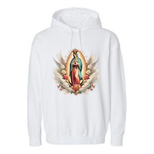 Our Lady Of Guadalupe Virgin Mary Catholic Saint Garment-Dyed Fleece Hoodie