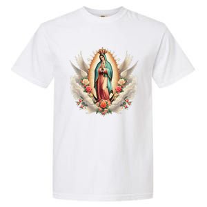 Our Lady Of Guadalupe Virgin Mary Catholic Saint Garment-Dyed Heavyweight T-Shirt