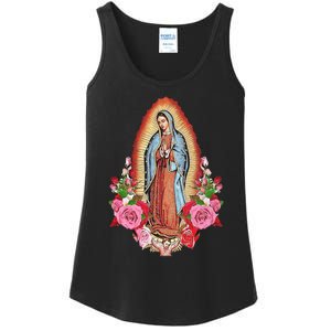 Our Lady Of Guadalupe Ladies Essential Tank