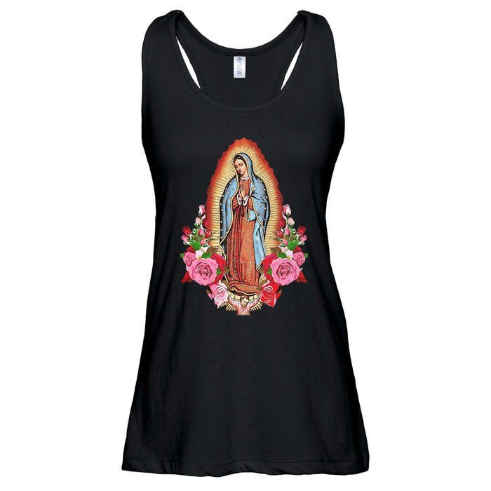 Our Lady Of Guadalupe Ladies Essential Flowy Tank