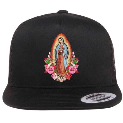 Our Lady Of Guadalupe Flat Bill Trucker Hat