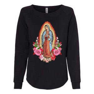 Our Lady Of Guadalupe Womens California Wash Sweatshirt