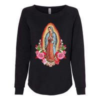 Our Lady Of Guadalupe Womens California Wash Sweatshirt