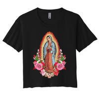 Our Lady Of Guadalupe Women's Crop Top Tee