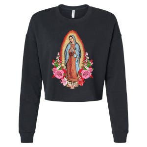 Our Lady Of Guadalupe Cropped Pullover Crew