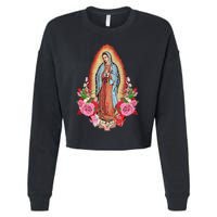 Our Lady Of Guadalupe Cropped Pullover Crew