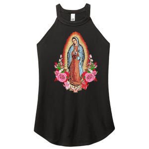 Our Lady Of Guadalupe Women's Perfect Tri Rocker Tank