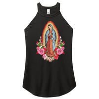 Our Lady Of Guadalupe Women's Perfect Tri Rocker Tank