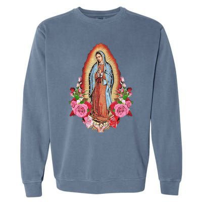 Our Lady Of Guadalupe Garment-Dyed Sweatshirt