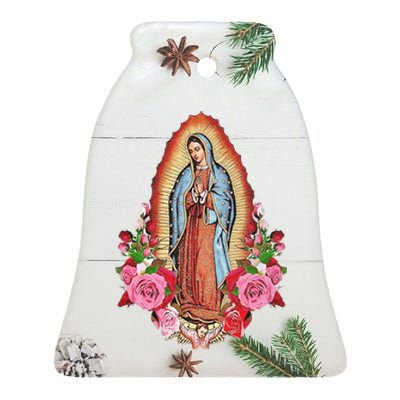 Our Lady Of Guadalupe Ceramic Bell Ornament