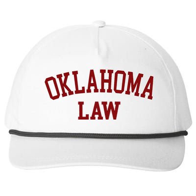 Oklahoma Law Oklahoma Bar Graduate Gift Lawyer Snapback Five-Panel Rope Hat