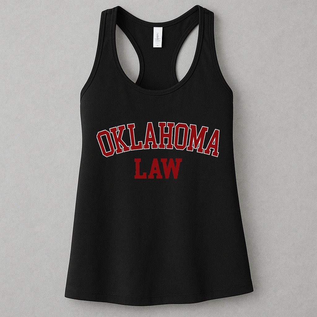 Oklahoma Law Oklahoma Bar Graduate Gift Lawyer Womens Tank Top
