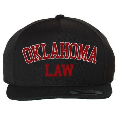 Oklahoma Law Oklahoma Bar Graduate Gift Lawyer Wool Snapback Cap