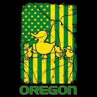 Oregon Lovers Oregon Souvenir Patriotic Retro American Flag Visor