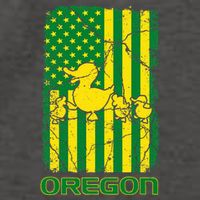 Oregon Lovers Oregon Souvenir Patriotic Retro American Flag Vector Backpack