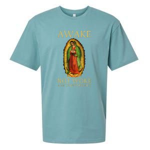 Our Lady Of Guadalupe Roman Catholic Gift Sueded Cloud Jersey T-Shirt