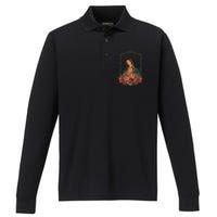 Our Lady Of Guadalupe Virgin Mary Catholic Saint Performance Long Sleeve Polo