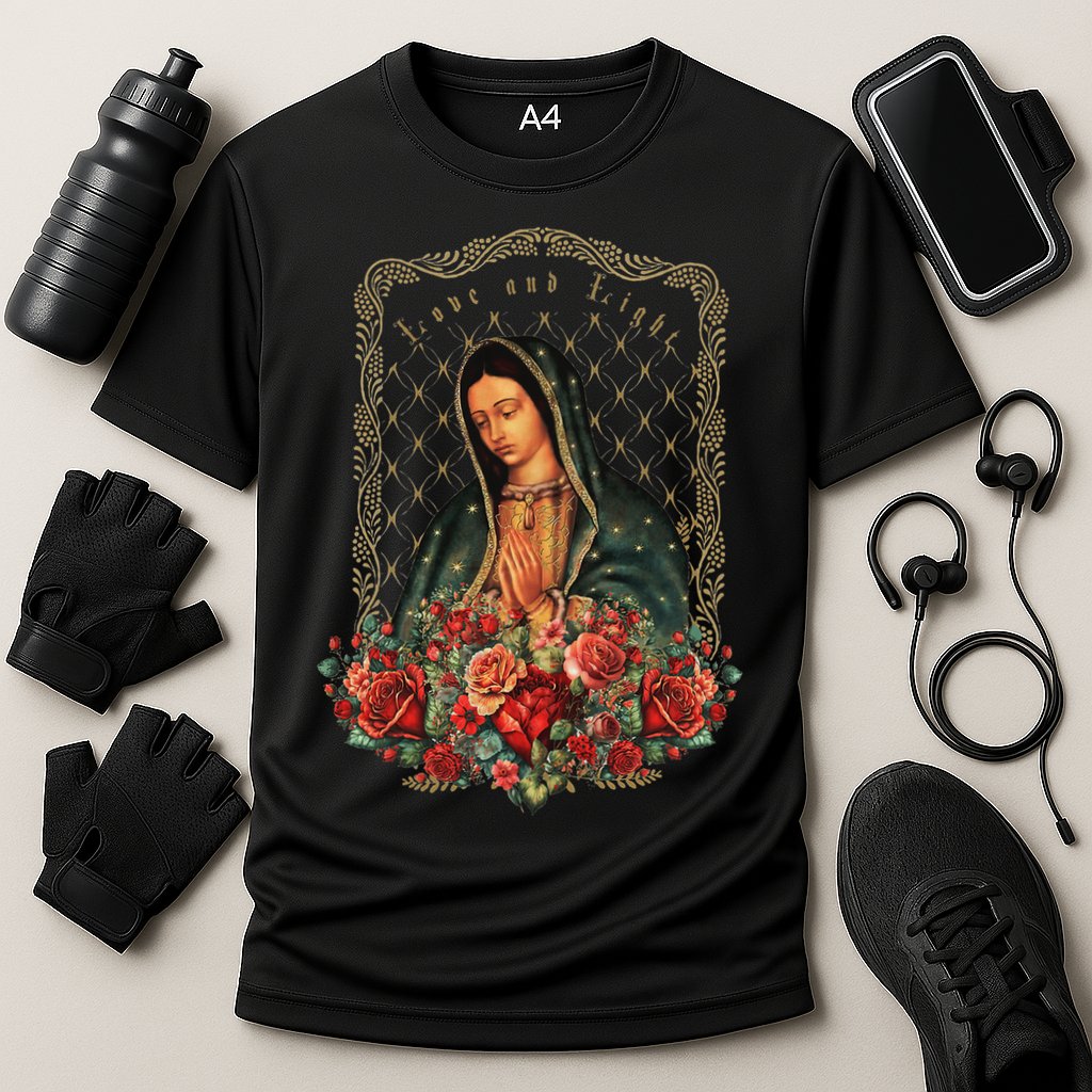 Our Lady Of Guadalupe Virgin Mary Catholic Saint Cooling Performance Crew T-Shirt