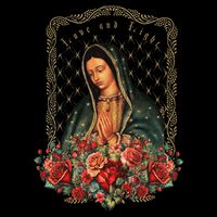 Our Lady Of Guadalupe Virgin Mary Catholic Saint Cooling Performance Crew T-Shirt