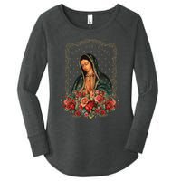 Our Lady Of Guadalupe Virgin Mary Catholic Saint Women's Perfect Tri Tunic Long Sleeve Shirt