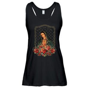 Our Lady Of Guadalupe Virgin Mary Catholic Saint Ladies Essential Flowy Tank