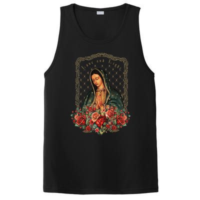 Our Lady Of Guadalupe Virgin Mary Catholic Saint PosiCharge Competitor Tank