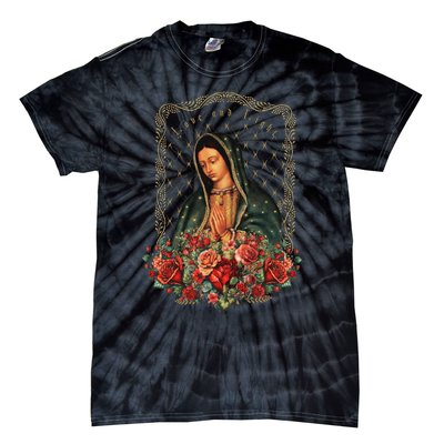 Our Lady Of Guadalupe Virgin Mary Catholic Saint Tie-Dye T-Shirt