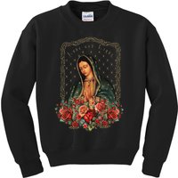 Our Lady Of Guadalupe Virgin Mary Catholic Saint Kids Sweatshirt