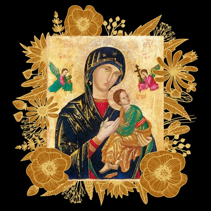 Our Lady Of Perpetual Help Blessed Mother Mary Catholic Icon Gift Mug