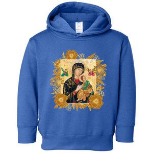 Our Lady Of Perpetual Help Blessed Mother Mary Catholic Icon Gift Toddler Hoodie