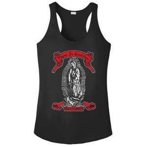 Our Lady Of Guadalupe Catholic Virgin Mary Mexican Mom Ladies PosiCharge Competitor Racerback Tank